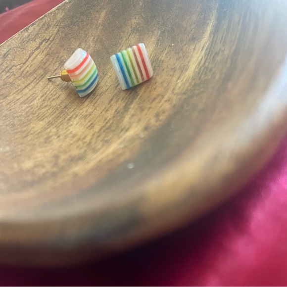 Rainbow Studs/Earrings - Picture 6 of 7